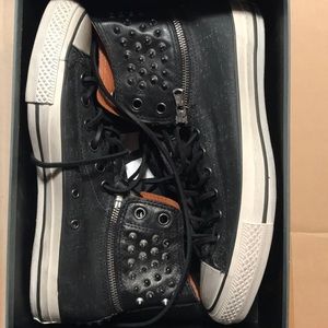 Converse X John Varvatos Zip Hi Top Sneakers 9.5